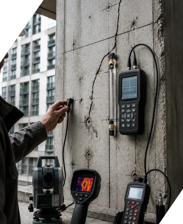 Инструментальное обследование зданий в Нефтеюганске от 15252 р. | ЭкспертизаРоссия