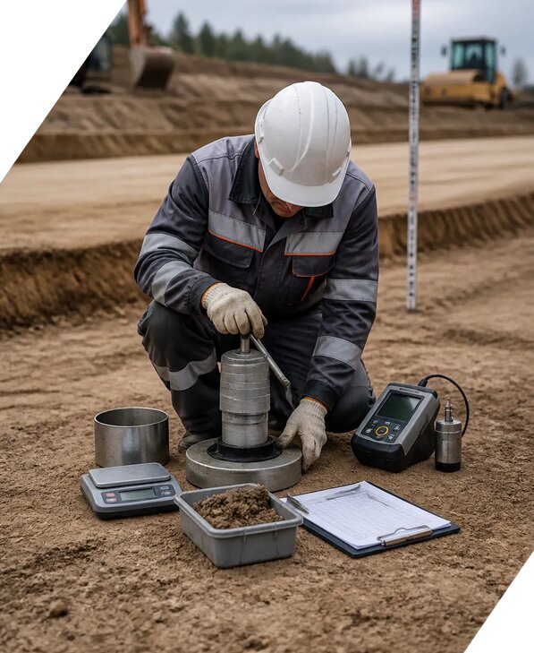 Определение плотности грунта в Нефтеюганске от 2034 р. | ЭкспертизаРоссия