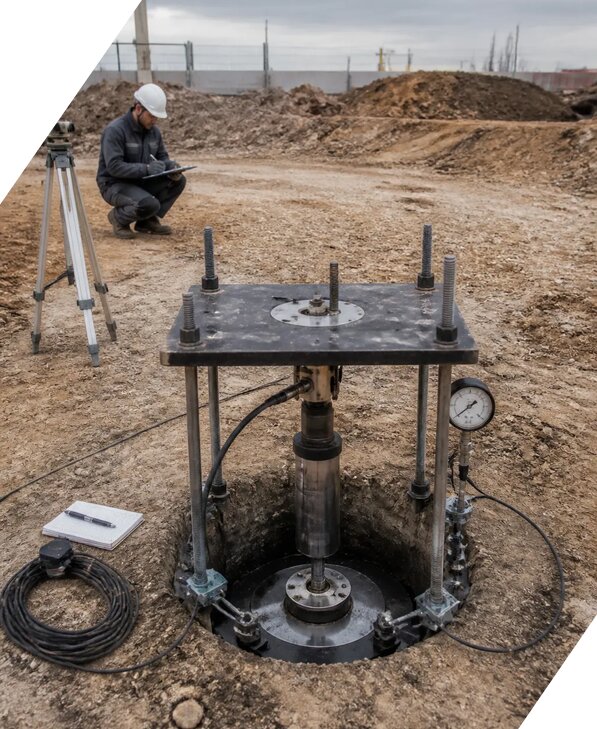 Испытание грунта штампом в скважине в Нефтеюганске от 15252 р. | ЭкспертизаРоссия