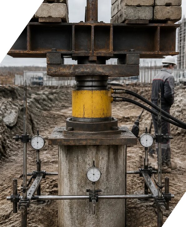 Статические испытания свай в Нефтеюганске от 45756 р. | ЭкспертизаРоссия
