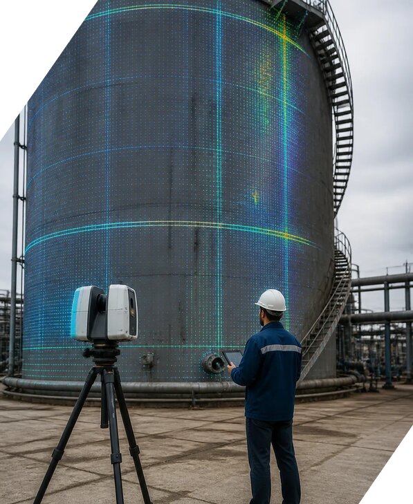 Лазерное сканирование резервуаров в Нефтеюганске от 15252 р. | ЭкспертизаРоссия